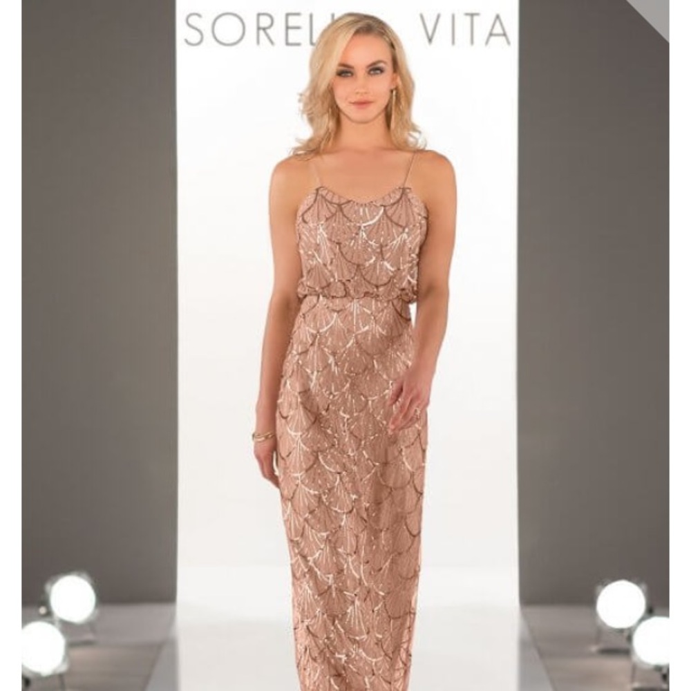 Sorella Vita Rose Gold Sequin Dress